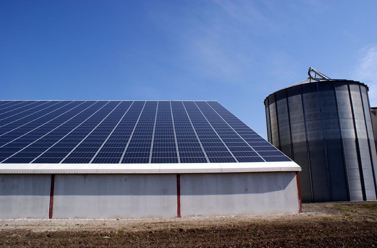 Hangar photovoltaïque