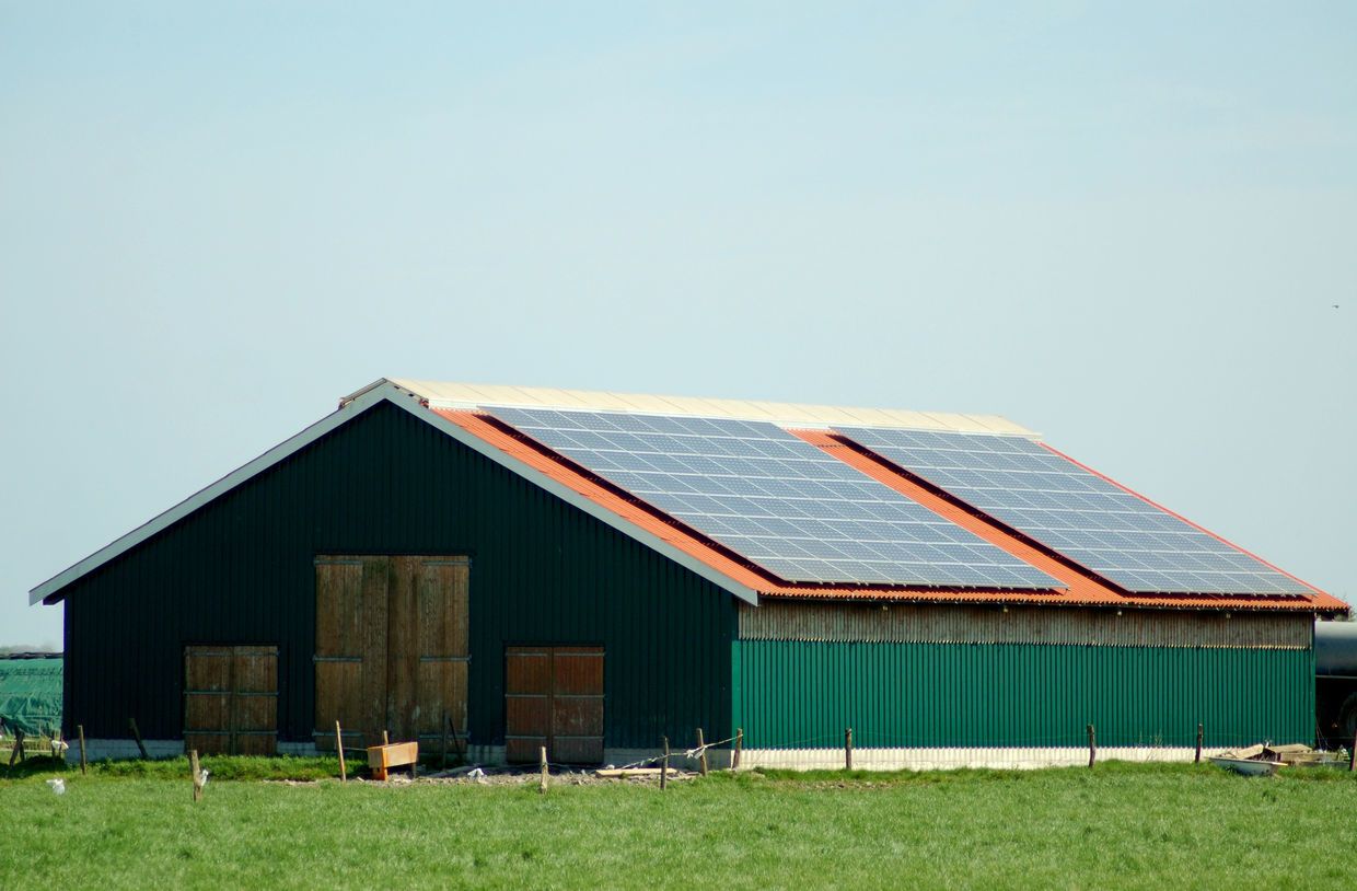 Bâtiment agricole photovoltaïque