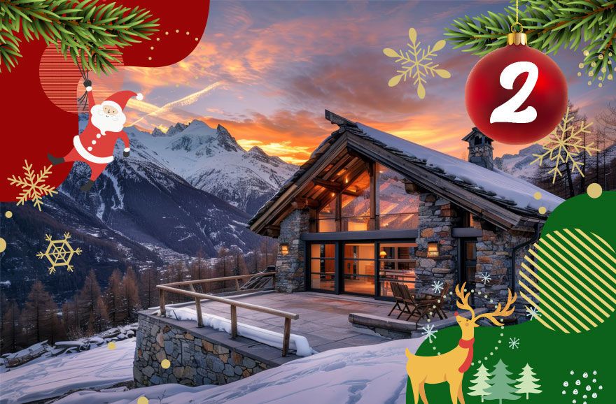 Un chalet à la montagne : la case n°2 de votre calendrier...