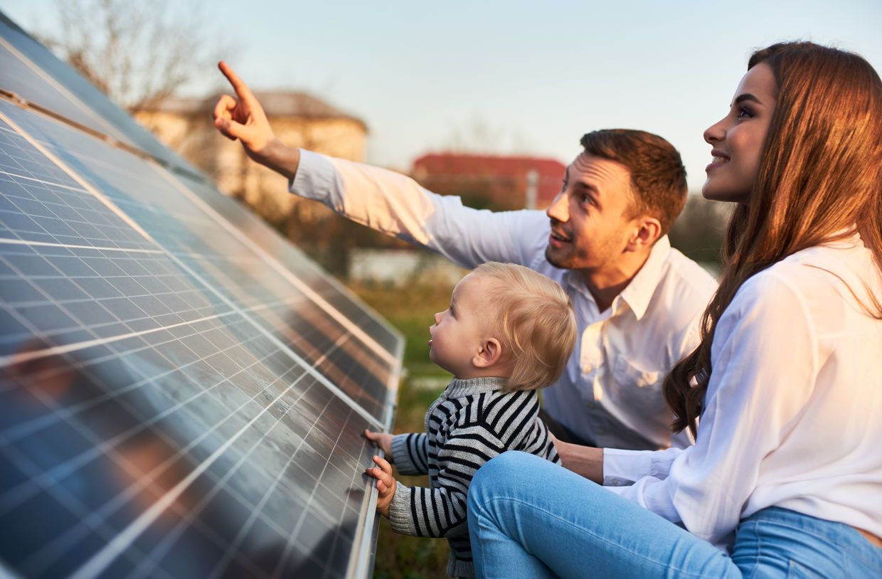 Guichet ouvert photovoltaîque