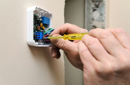 Installation thermostat programmable